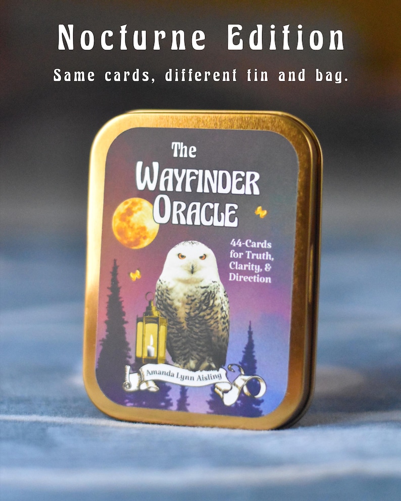 Baralho Oráculo Wayfinder | Baralho de Oráculo de Bolso com 44 Cartas | Cartas de Orientação Emocional para Autorreflexão, Trabalho com a Sombra e Clareza imagem 2