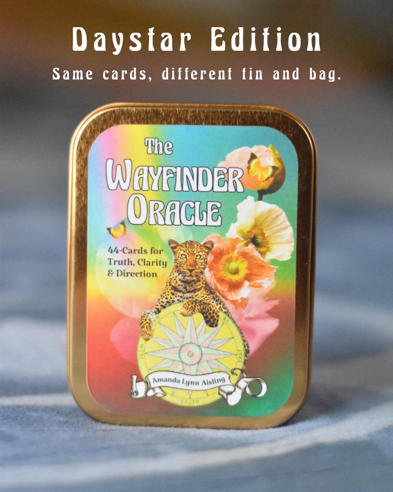 Baralho Oráculo Wayfinder | Baralho de Oráculo de Bolso com 44 Cartas | Cartas de Orientação Emocional para Autorreflexão, Trabalho com a Sombra e Clareza imagem 3