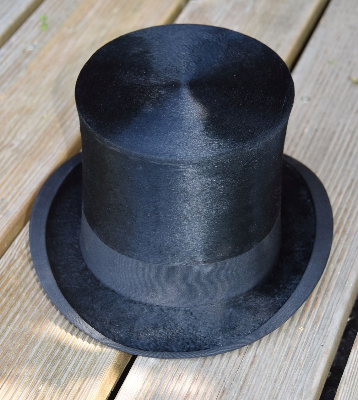 Vintage cylinder hat has before 1900 with hat box hatbox Etsy