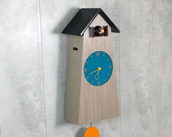 Modern cuckoo clock, large pendulum