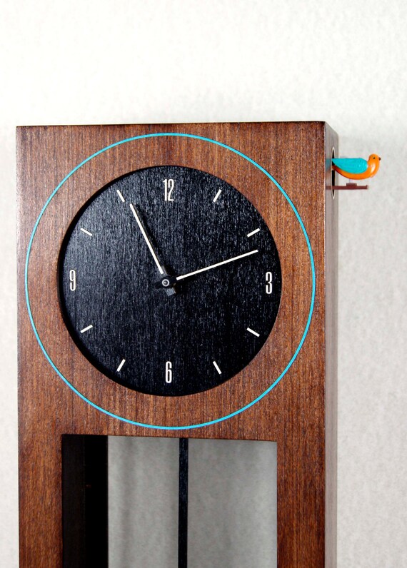Cuckoo clock with a long pendulum Etsy
