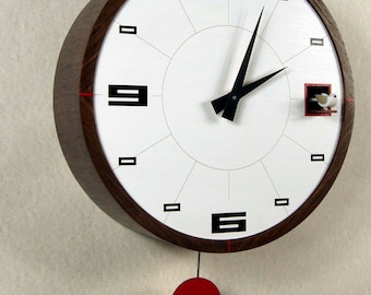 Cuckoo clock White dial and black numbers