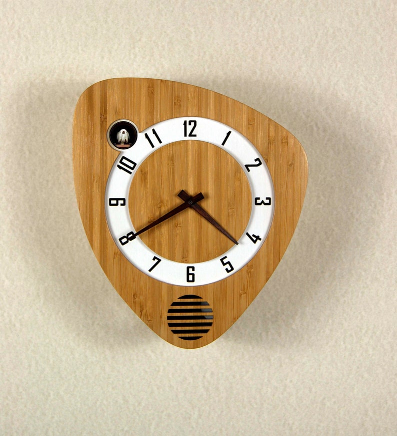 Cuckoo Clock Inner Pendulum Bamboo Veneer Etsy