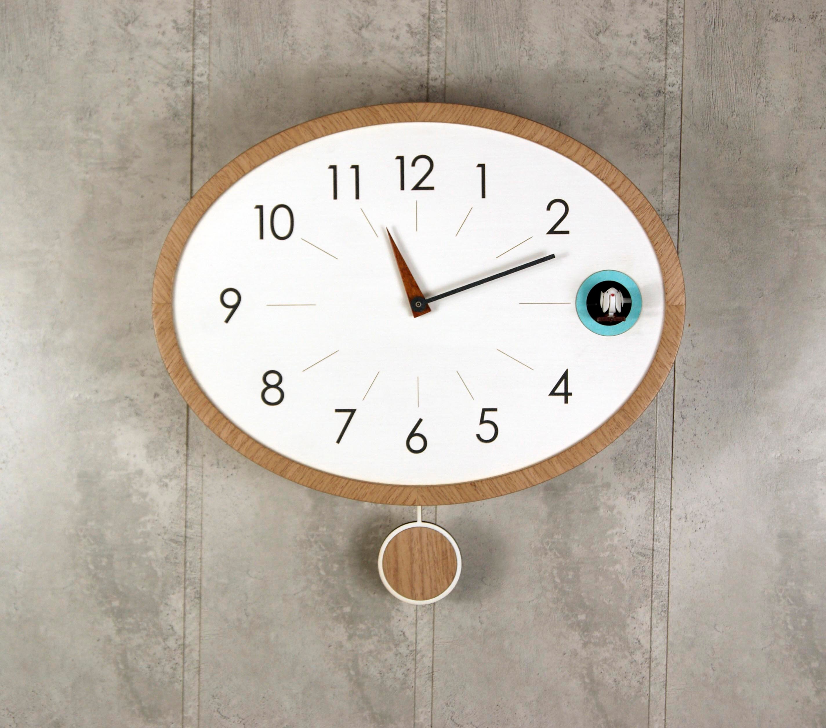 Oval Clock - Etsy