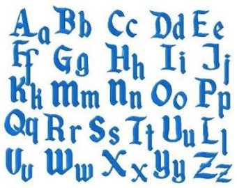 Magic Land Embroidery Font, Instant Download, 3 Sizes, PES Format, BX Format