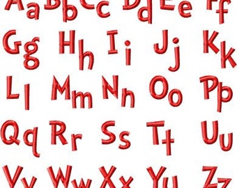 Dr. Sue Embroidery Font, Instant Download, 3 Sizes, PES Format, BX Format