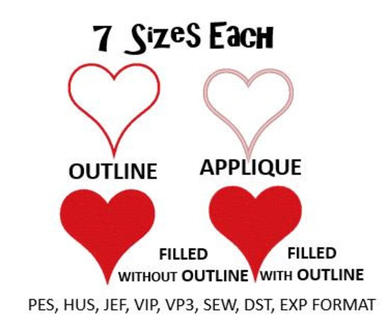 Package Valentines Heart Embroidery Design, Instant Download, PE Package Valentines Heart Embroidery Design, Instant Download, PE