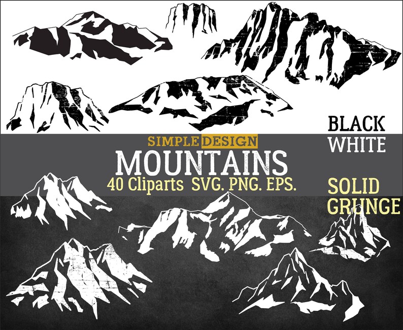 Free Free 278 Simple Mountain Outline Svg SVG PNG EPS DXF File