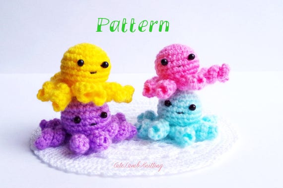 Crochet octopus amigurumi pattern patterns jellyfish toy cutest toys hellowonderful cute visit easy stuffed cuddly animals check wonderful hello things