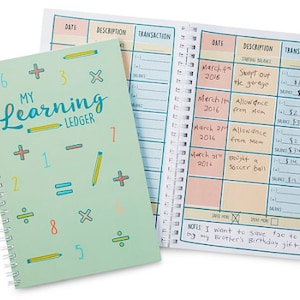 Planer Buch • Taschenbuch • Geldbuch • Planer • Banking Aktivitäten • Haushaltsplaner • Geschenke für Kinder • Haushaltsplaner