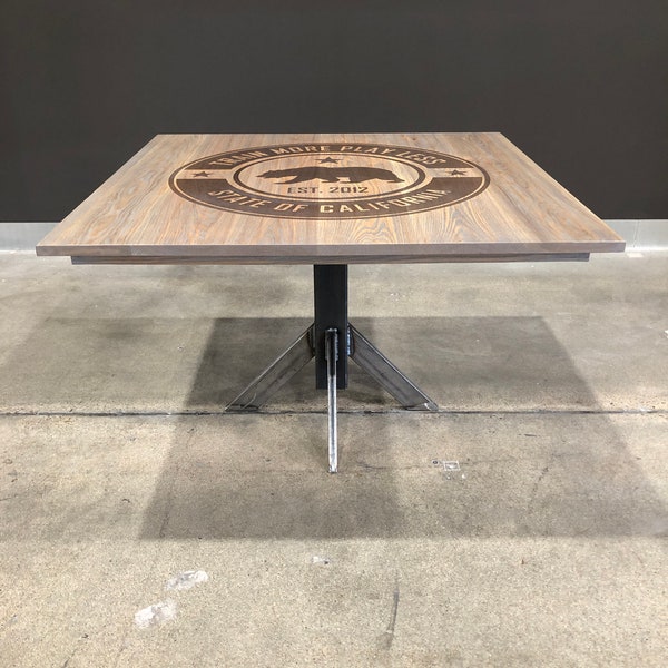 Epoxy Logo Table (Quote)