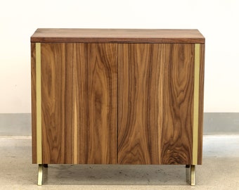 Walnut Wood Sideboard | Mid Century Modern | Custom Made