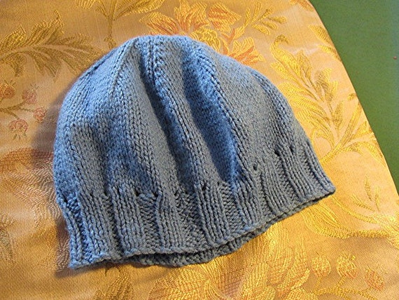 Vintage knitted beanie vintage hat childs boys gir