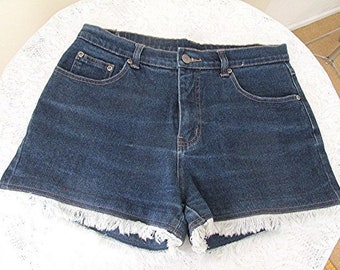 Fringe Denim Shorts - Etsy Australia