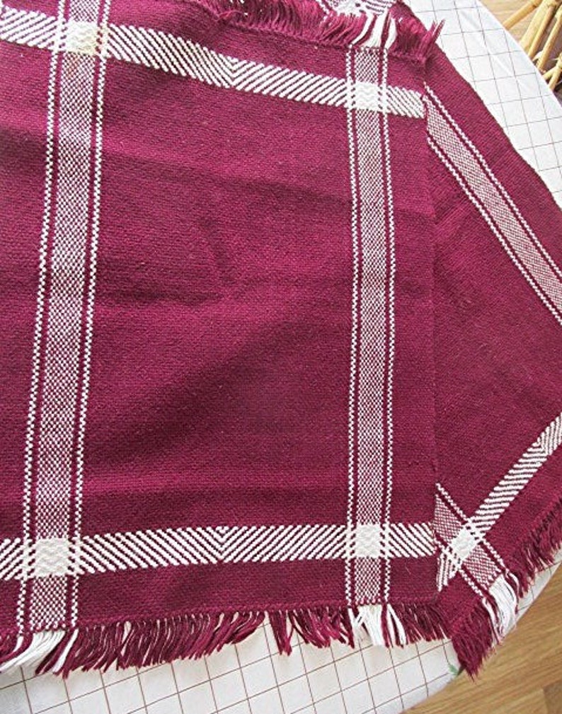 Woven fabric placemats place mats tablemats pair table mats Etsy