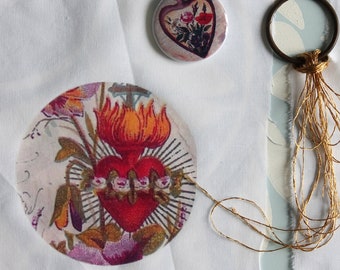 Ex voto transfer on sewing linen, 3618