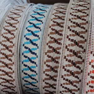 Large 63 mm jute braid, French manufacturing, braid sold by the meter, 2843
