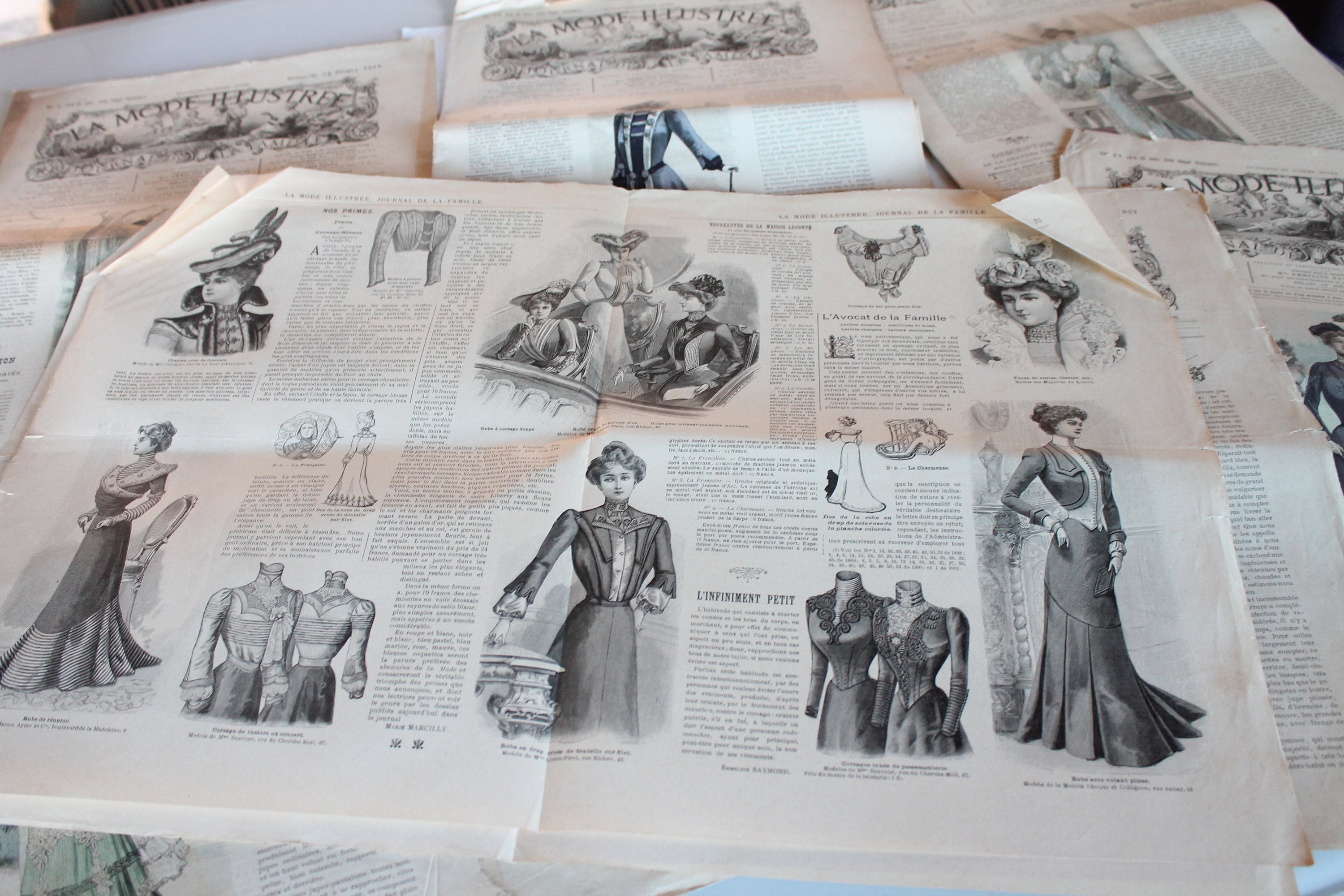 La Mode Illustrée 1900's, French Fashion Magazine of the 1900s