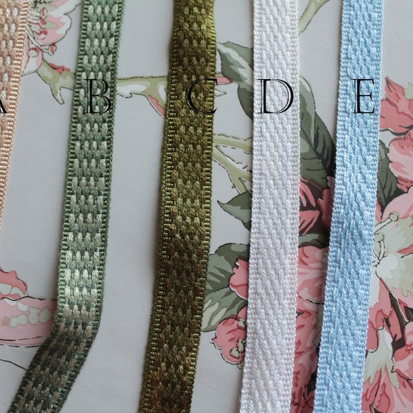 HOULES Paris furniture braid, braid braid, medieval braid, border for lampshade, French braid, 2743