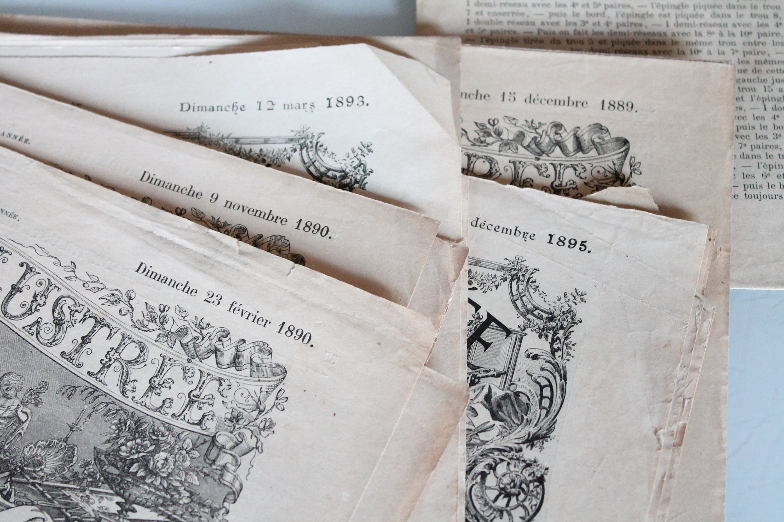Ancienne Revue LA MODE ILLUSTRÉE N°21 - Du Dimanche 25 Mai 1890, édition Originale