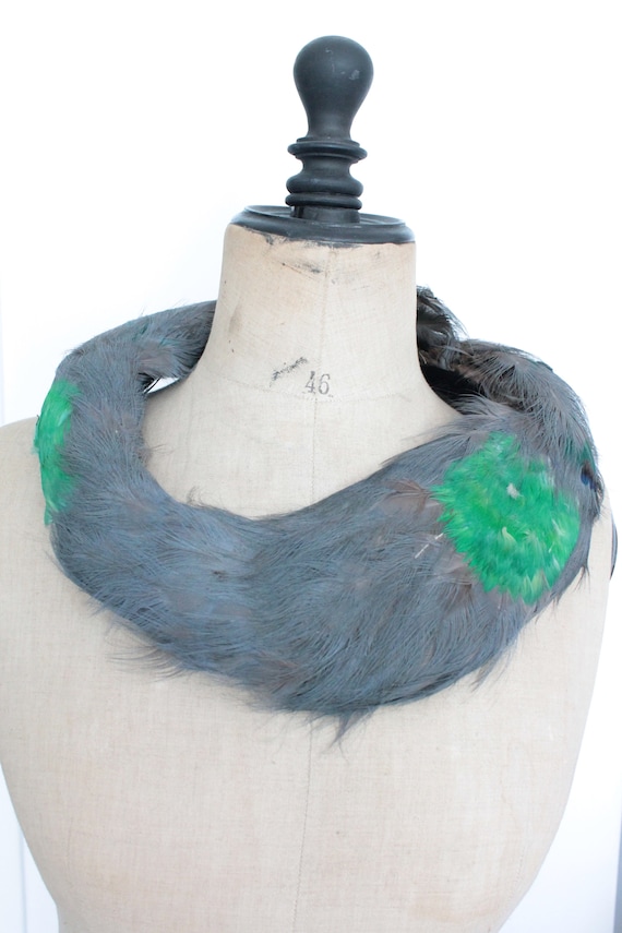 Natural Feathered Collar, Boa Feathered Headgear,… - image 2