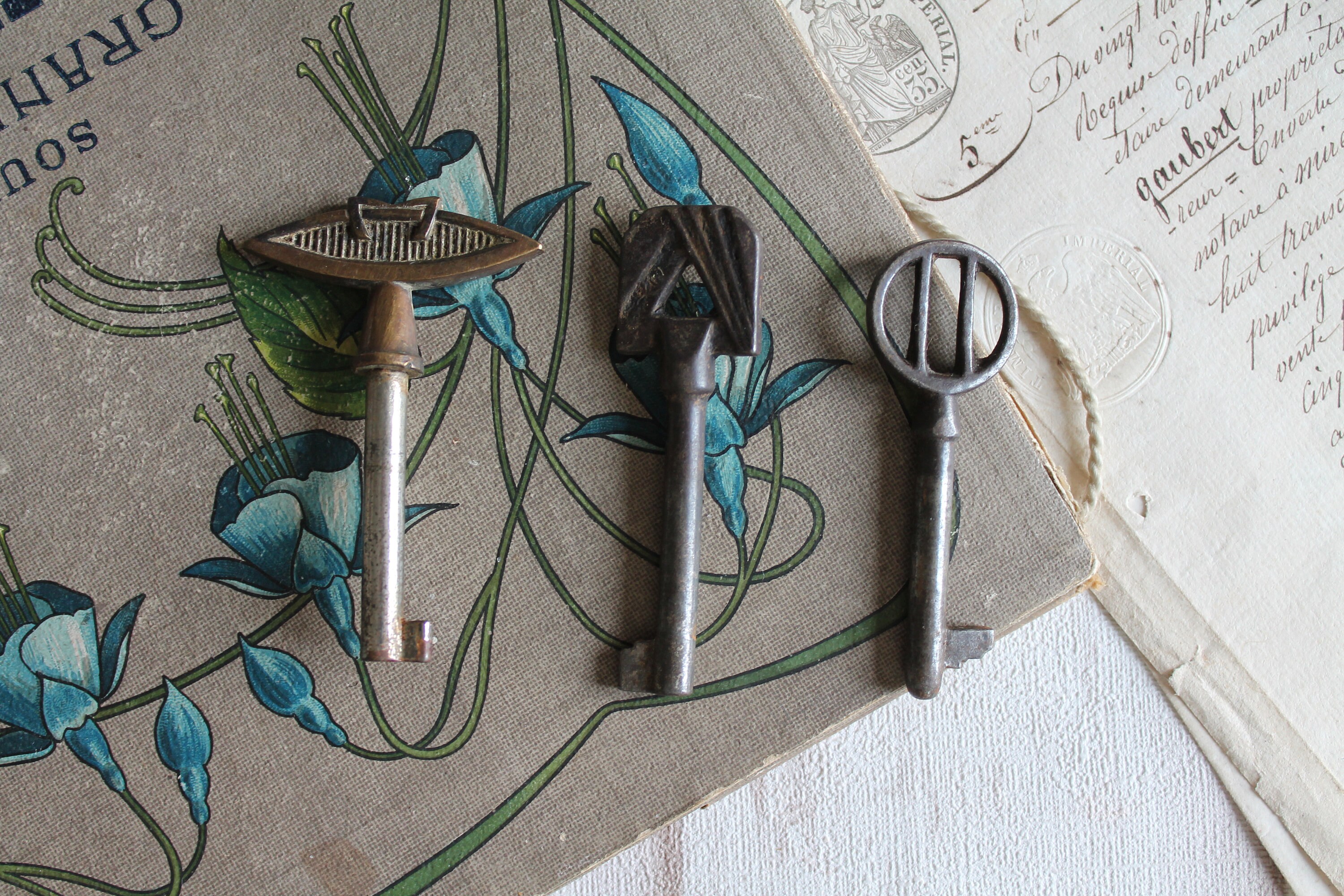 3 Clés Anciennes Françaises, 3555