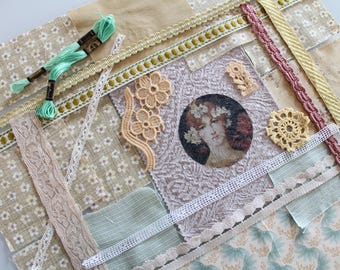 Fabrics for sewing projects, patchwork, textile arts inspired pack, 4763