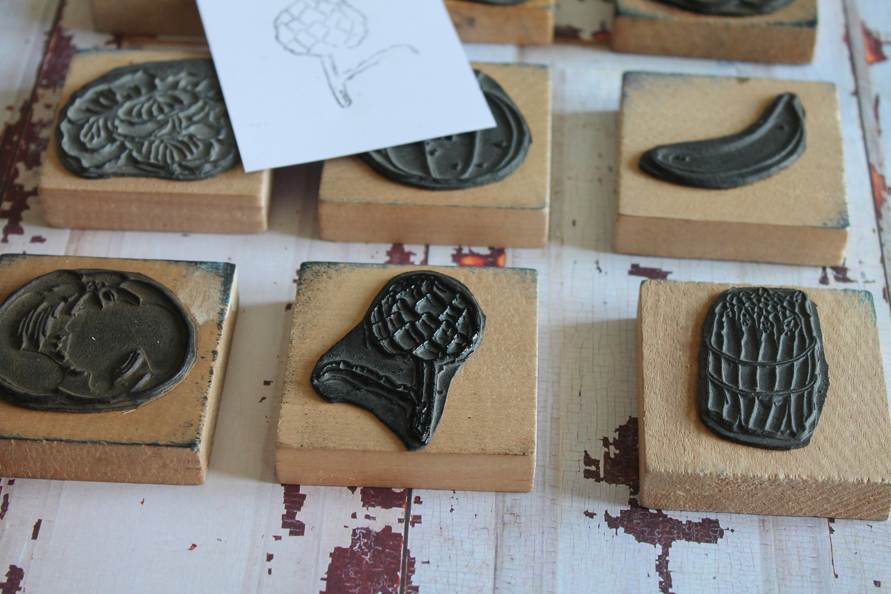 Fruit Stamps Old School Stamps Educational Stamps Raisin Etsy UK