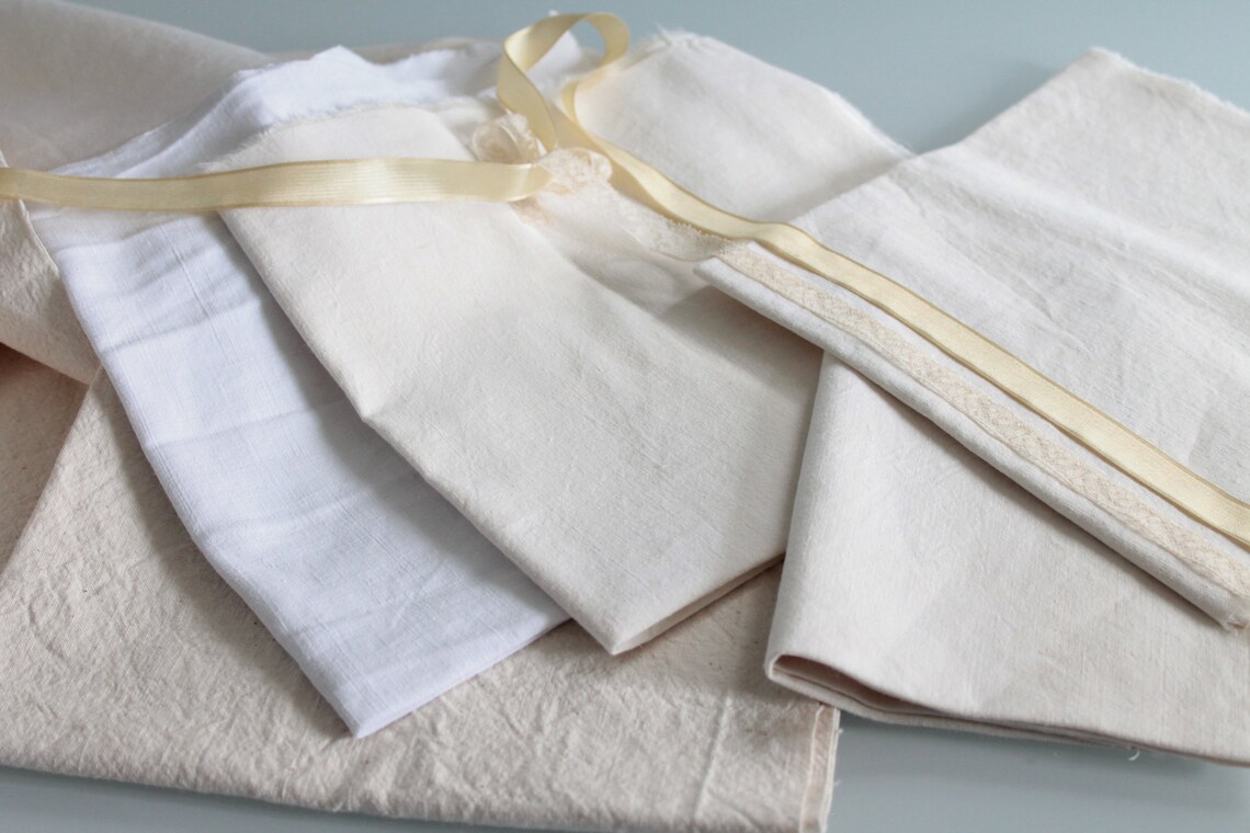 Creative surprise package of linen hemp french linen fabric Etsy