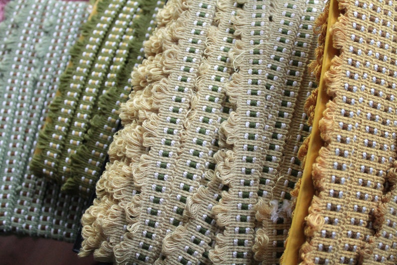Wool fringe wave fringe french trimmings upholstery trim Etsy