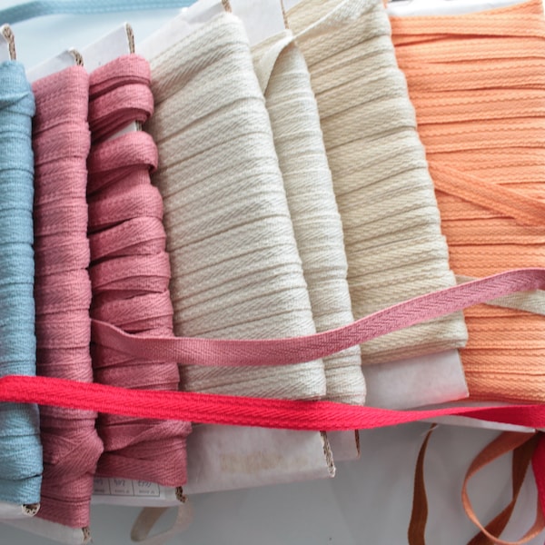 Galon de passementerie française vintage vendu au mètre plusieurs coloris au choix pour abat jour, rideau, tapisserie d'ameublement, 2933