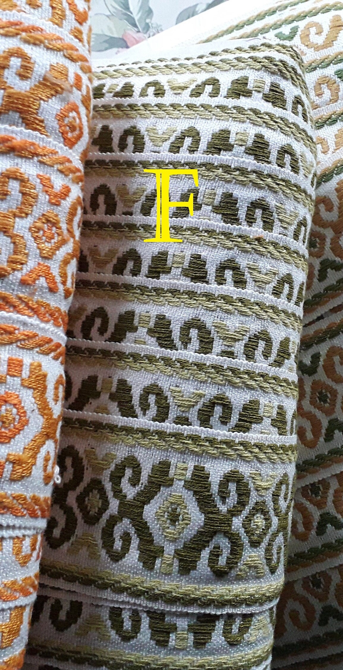 Geometric Braid Pattern Medieval Braid With Geometric Patterns, Width 6 Cm by 1 Meter 1.09y ...