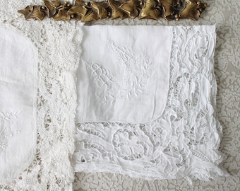 Lace handkerchief, wedding clutch, wedding accessory, 4062