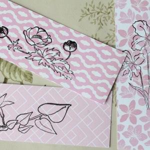 Tampon fleur vintage bois et caoutchouc, 4024