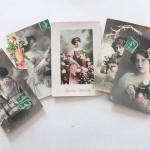 Cartes postales anciennes France, Photographie portrait ancien, collection, photo ancienne,cadeau pour elle, découpi,cadeau romantique, 4483