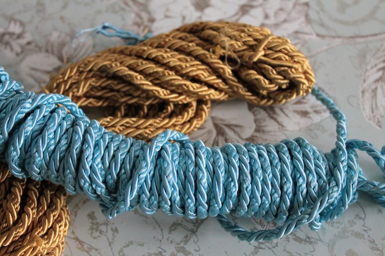 yellow upholstery cord gold yellow piping 3065 bronze cord piping Upholstery twisted cord 2m 2.18 yards