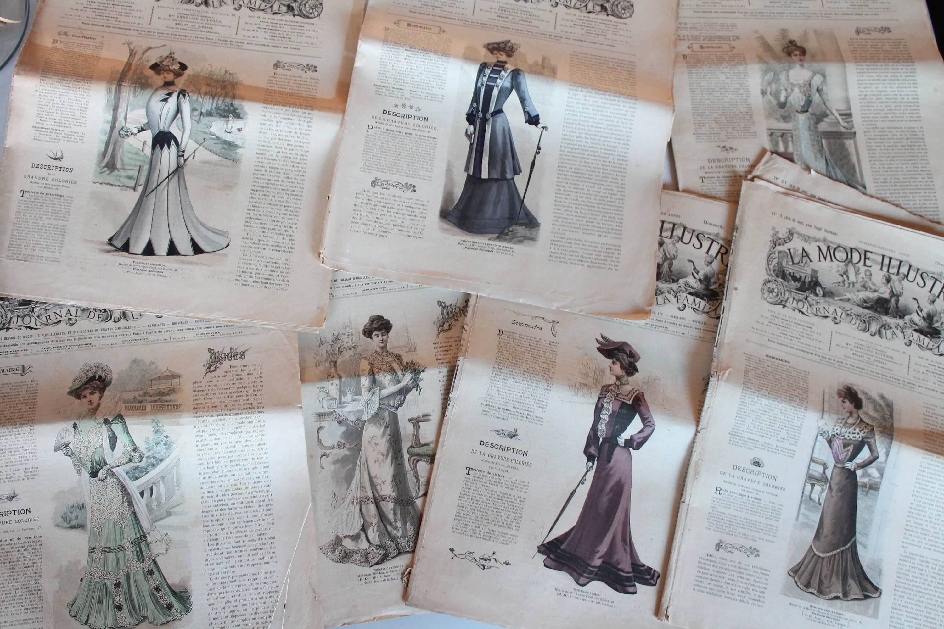 La Mode Illustrée 1900's, French Fashion Magazine of the 1900s