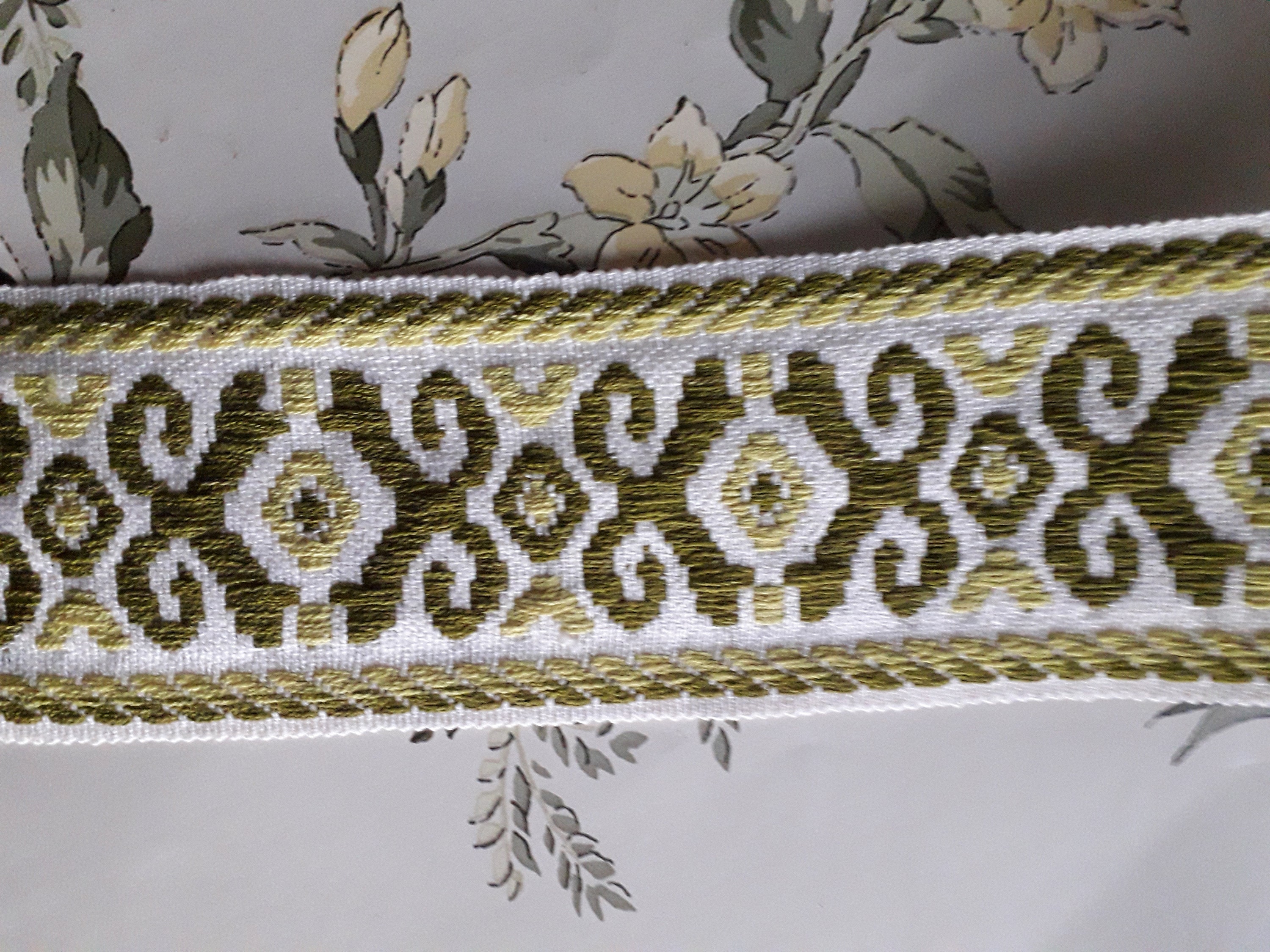 Geometric Braid Pattern Medieval Braid With Geometric Patterns, Width 6 Cm by 1 Meter 1.09y ...