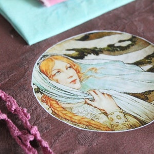 Pacchetto di ricami creativi, lini tinti vintage, filo DMC, pizzo, 4183