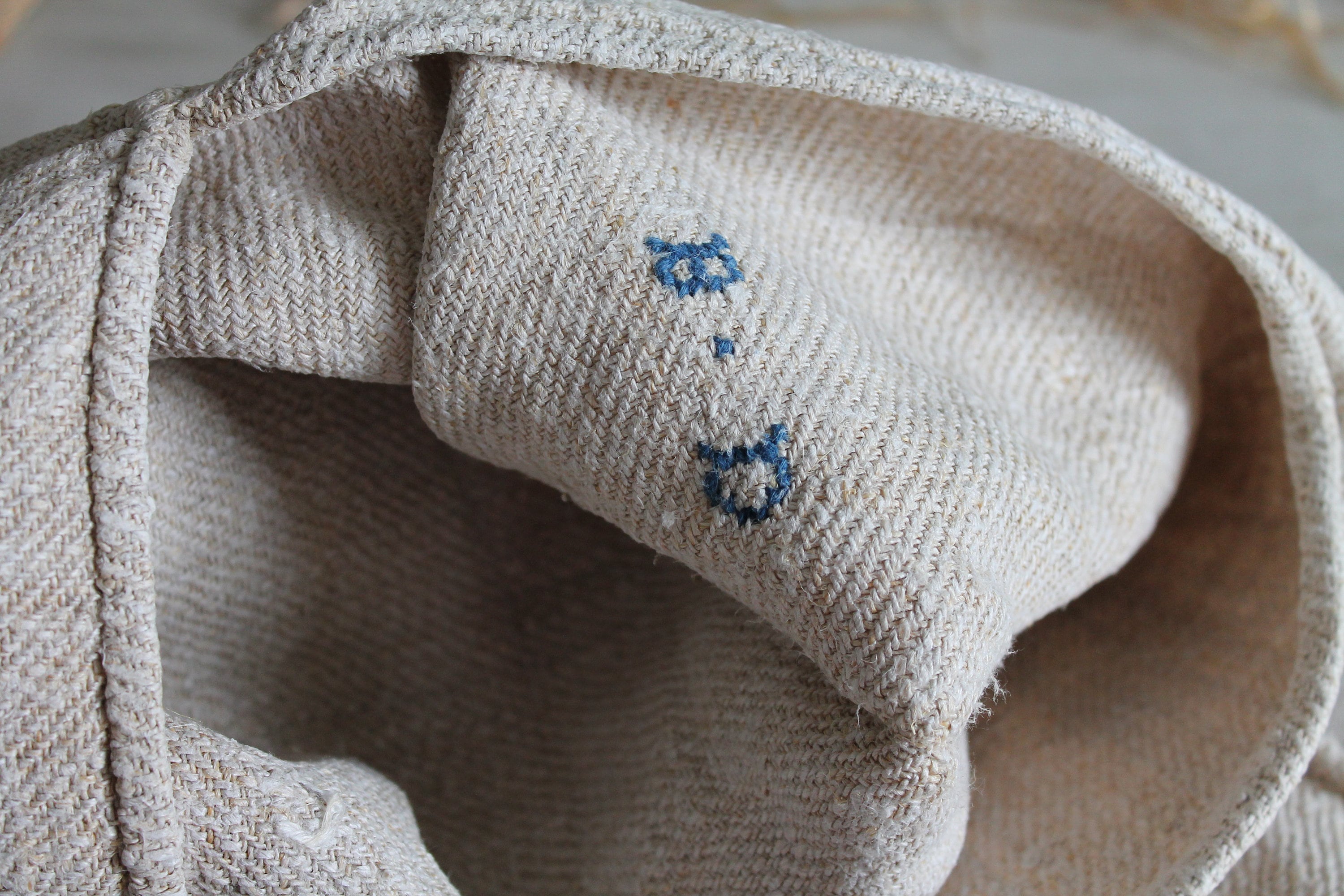 Toile de Chanvre Ancienne Française Pour Arts Textiles, 3166