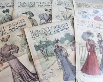 La mode du Petit journal magazine Belle époque 1890, 4151