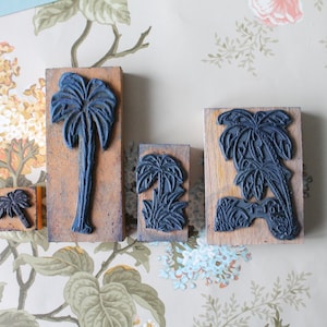 Tampon PALMIER ARBRE scolaire vintage, plusieurs modèles au choix, 3950