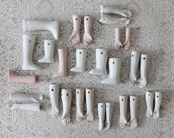 Spare parts for making porcelain dolls, 4073