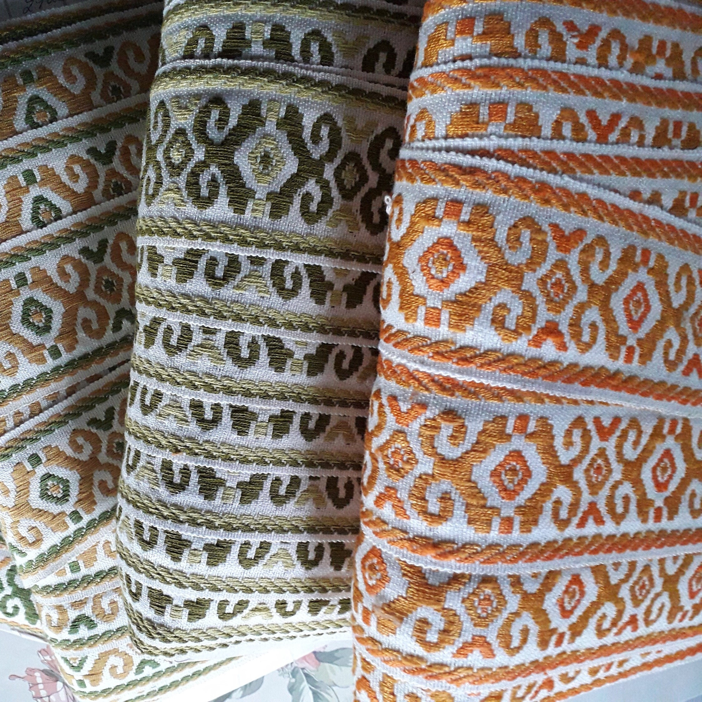 Geometric Braid Pattern Medieval Braid With Geometric Patterns, Width 6 Cm by 1 Meter 1.09y ...