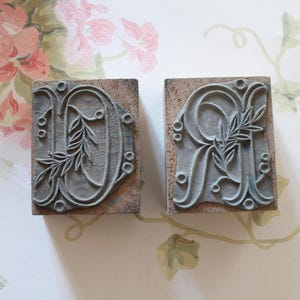 Timbro monogramma iniziale, per personalizzazione, ricamo, arti tessili, arti della carta, 4572