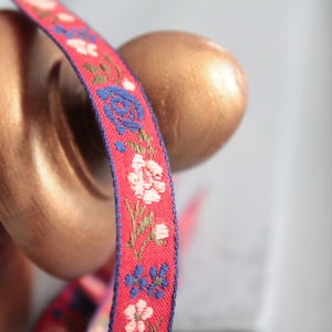 Fita Jacquard Floral de 12 mm, vendida por metro, 2355/2356/2357