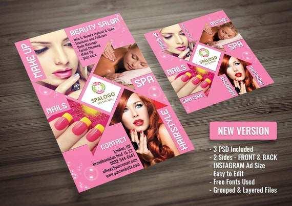 Beauty Salon Flyer Templates Psd Free Download