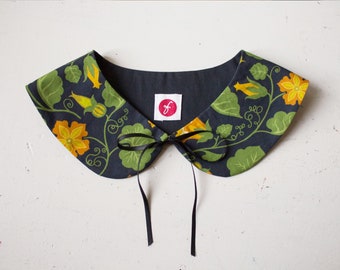 Peter Pan Collar | Original Fabrics with Pumpkin Flowers