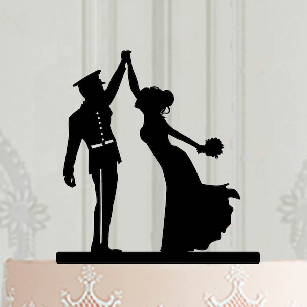 Décoration de gâteau de mariage militaire, gâteau marié en uniforme, gâteau d'officier, marié de la marine, marié militaire