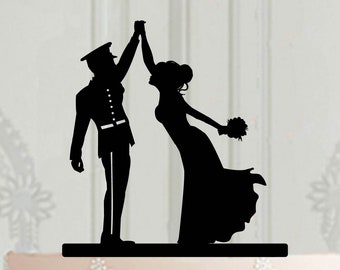 Military Wedding Cake Topper, Groom in uniform cake topper, Officer cake topper, Navy groom , Military groom